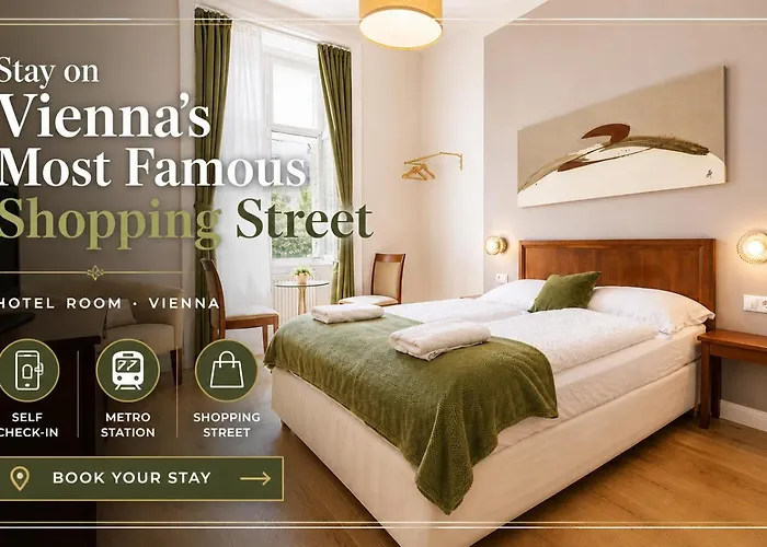 1 Aprt & 5 Stylish Rooms, Comfort & Convenience Combined Hotel Vienna