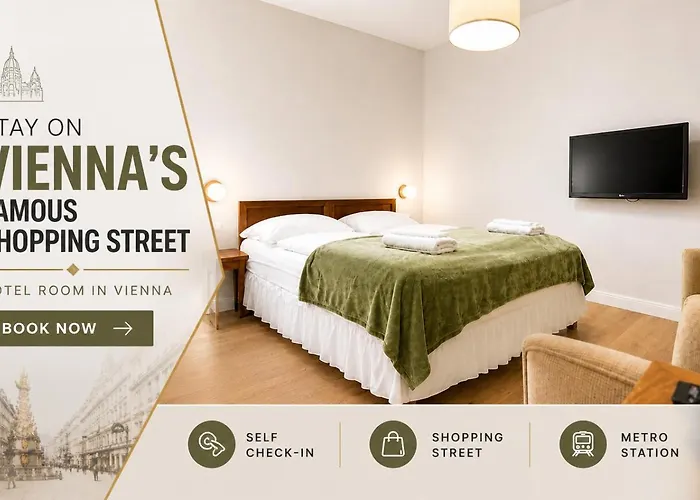 1 Aprt & 5 Stylish Rooms, Comfort & Convenience Combined Hotel Vienna